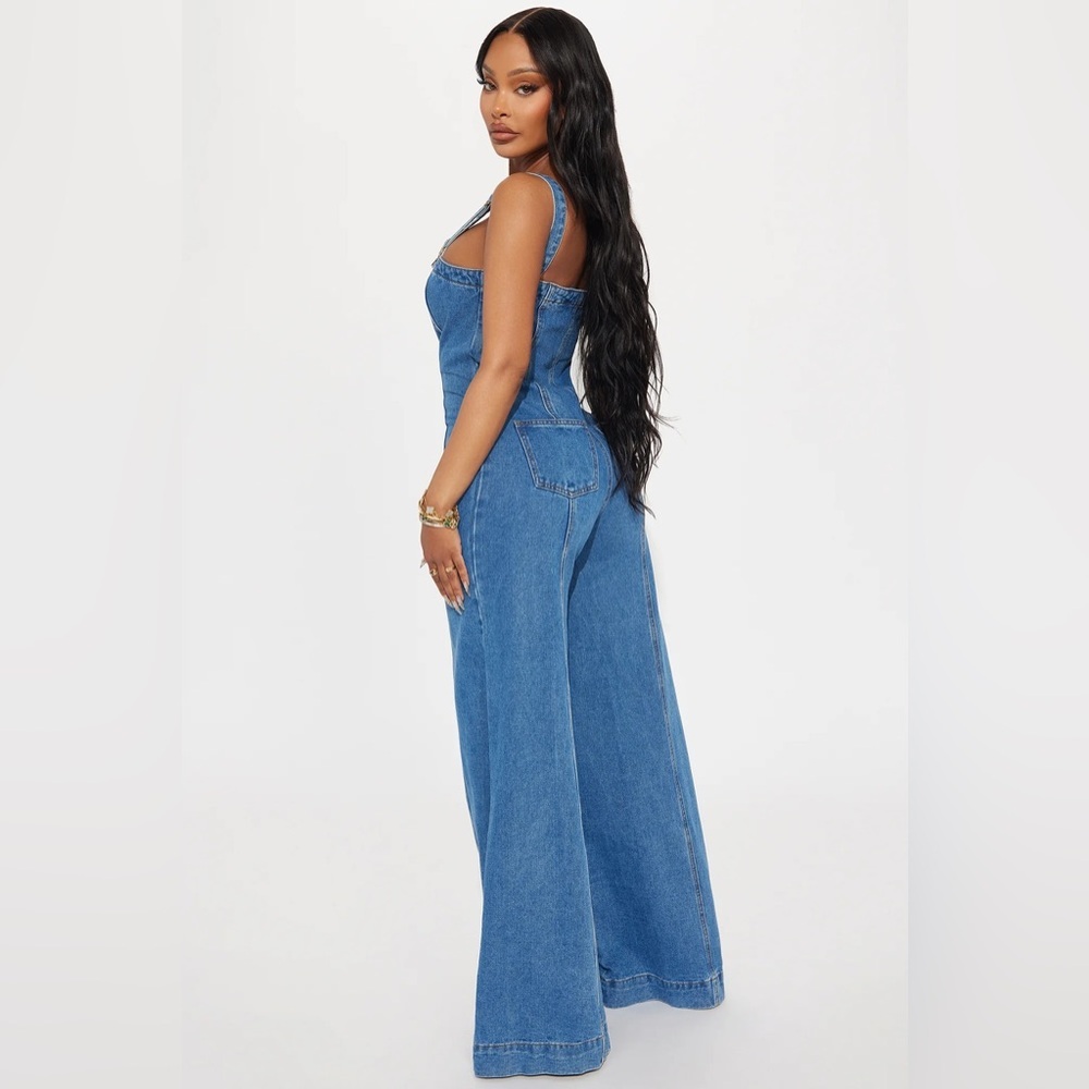Denim Jumpsuit - Picture 3 of 3